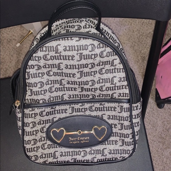 Black juicy couture backpack - Picture 1 of 3